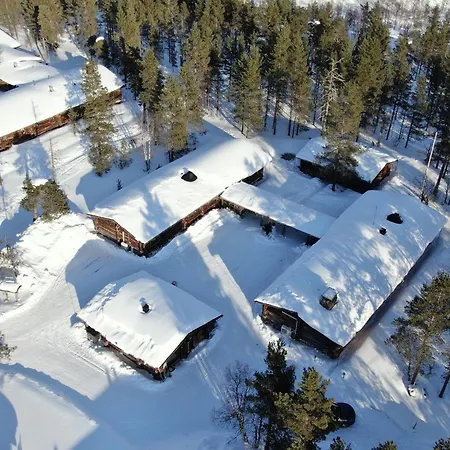 Kuukkeli Log Porakka بيت للعطل *