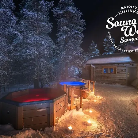 Kuukkeli Log Porakka بيت للعطل ساريسيلكا