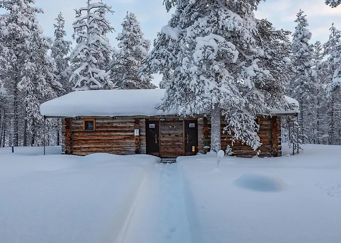 別荘 Kuukkeli Log Porakka