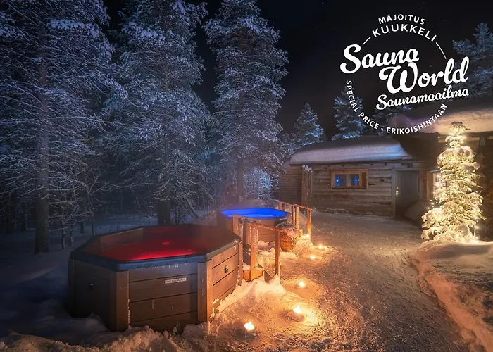 Kuukkeli Log Porakka 別荘 サーリセルカ