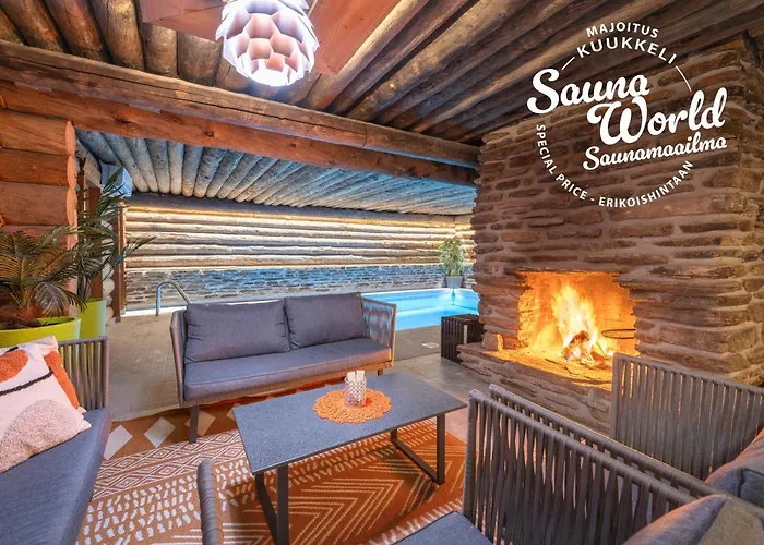 別荘 Kuukkeli Log Porakka サーリセルカ