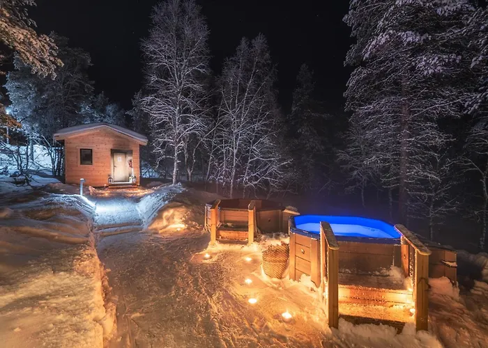 Holiday home Kuukkeli Log Porakka Saariselka